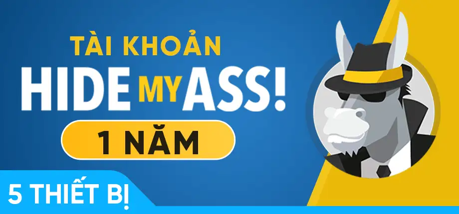 Tài khoản HMA VPN 1 năm