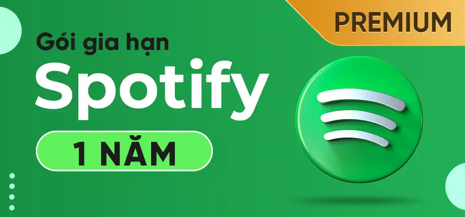 Tài khoản Spotify cá nhân 1 năm